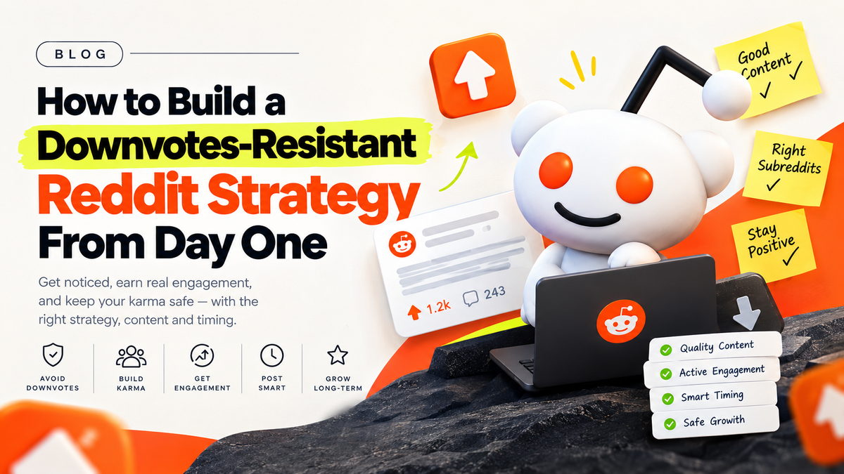How to Build a Downvotes-Resistant Reddit Strategy From Day One